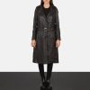 Women TheJacketMaker | Fixon Hooded Brown Trench Coat