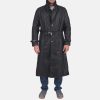 Men TheJacketMaker | Daniel Black Leather Trench Coat