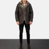 Men TheJacketMaker | Furlong Black Leather Coat