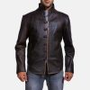 Men TheJacketMaker Gifts For Him | Drakeshire Brown Leather Jacket