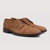 Men TheJacketMaker Dress Shoes | Dirk Brogues Derby Brown Nubuck Leather Shoes