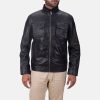 Men TheJacketMaker | Maurice Black Leather Jacket