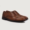 Men TheJacketMaker Dress Shoes | Greyson Brogues Oxford Tan Leather Shoes