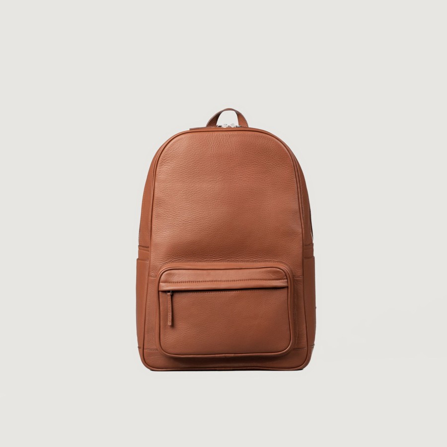 Men TheJacketMaker Travel Bags | The Philos Brown Leather Backpack