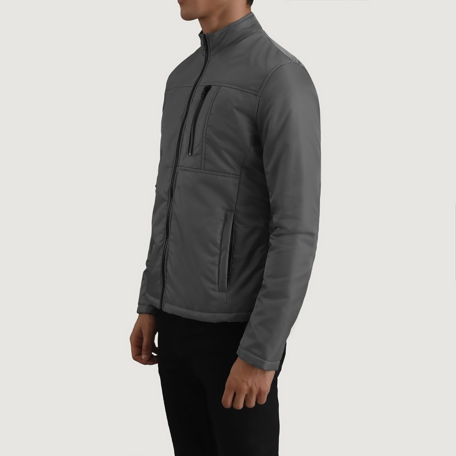 Men TheJacketMaker | Elliot Grey Lightweight Jacket