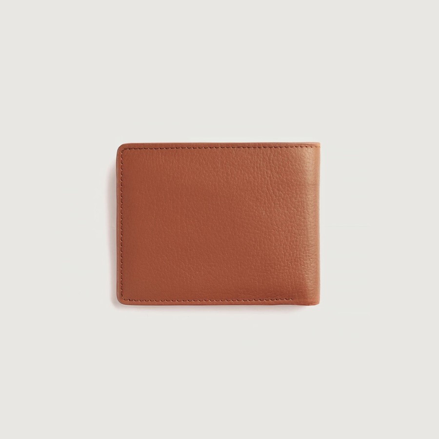 Men TheJacketMaker Gifts For Him | Voren Brown Leather Bi-Fold Wallet