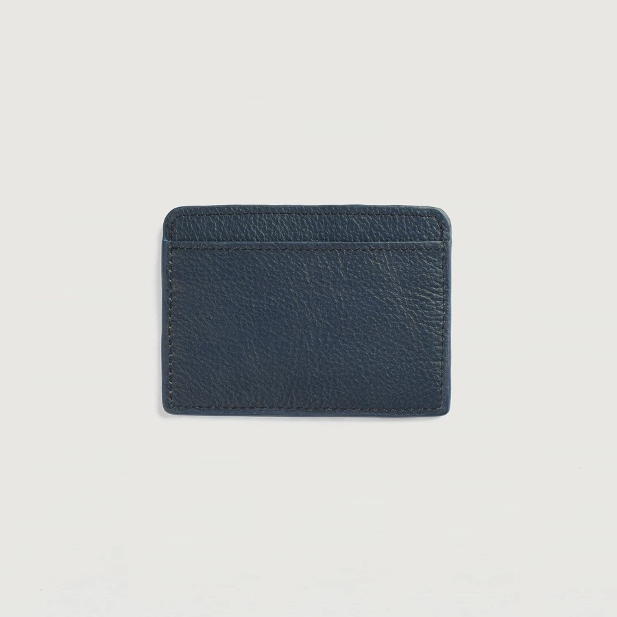 Men TheJacketMaker Gifts For Him | Karl Blue Leather Card Holder