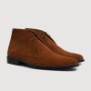 Men TheJacketMaker Leather Boots | Corry Chukka Brown Suede Leather Boots