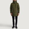 Men TheJacketMaker | Moore Green Hooded Parka