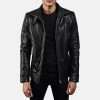 Men TheJacketMaker Gifts For Him | Legacy Black Leather Biker Jacket