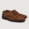 Men TheJacketMaker Dress Shoes | Greyson Brogues Oxford Oil Pull-Up Brown Leather Shoes