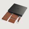 Men TheJacketMaker Gifts For Him | Timeless Taylen Brown Leather Gift Set