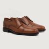 Men TheJacketMaker Dress Shoes | Dirk Brogues Derby Tan Leather Shoes