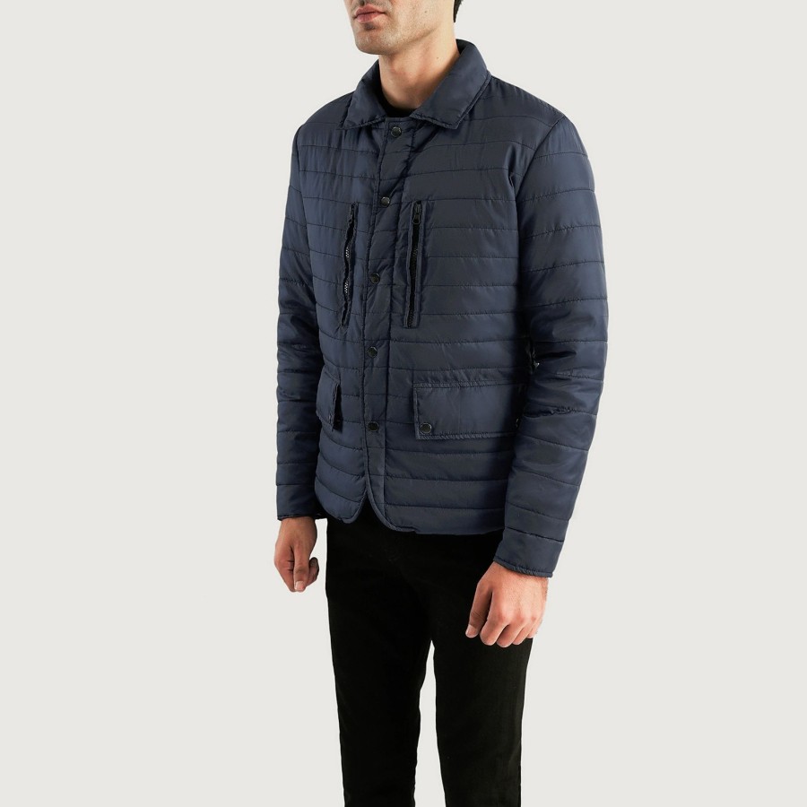 Men TheJacketMaker | Bo Quilt Windbreaker Jacket