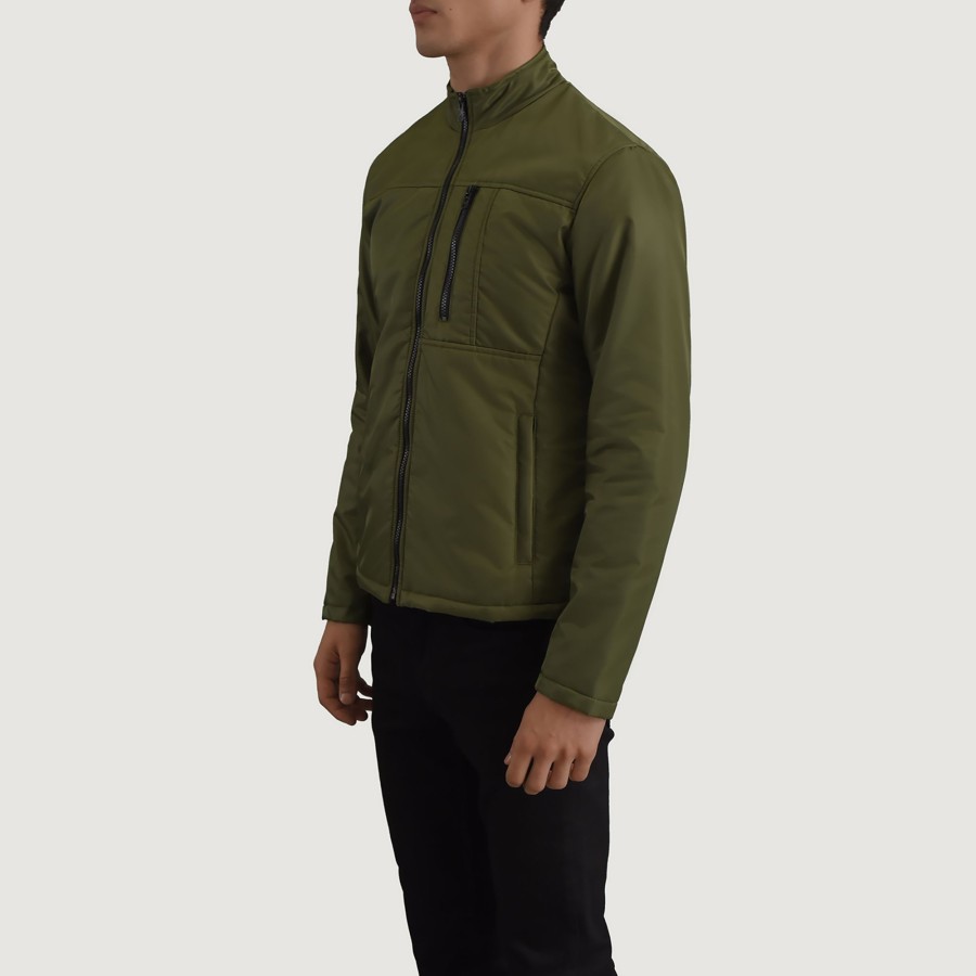 Men TheJacketMaker | Elliot Green Lightweight Jacket