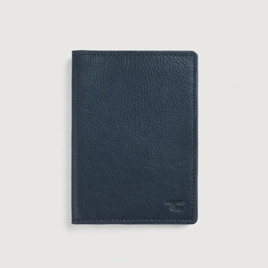 Men TheJacketMaker Gifts For Him | Bernardi Blue Leather Travel Wallet