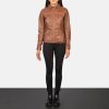 Women TheJacketMaker | Tomachi Brown Leather Jacket