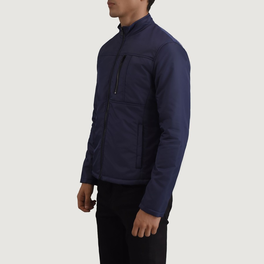 Men TheJacketMaker | Elliot Blue Lightweight Jacket