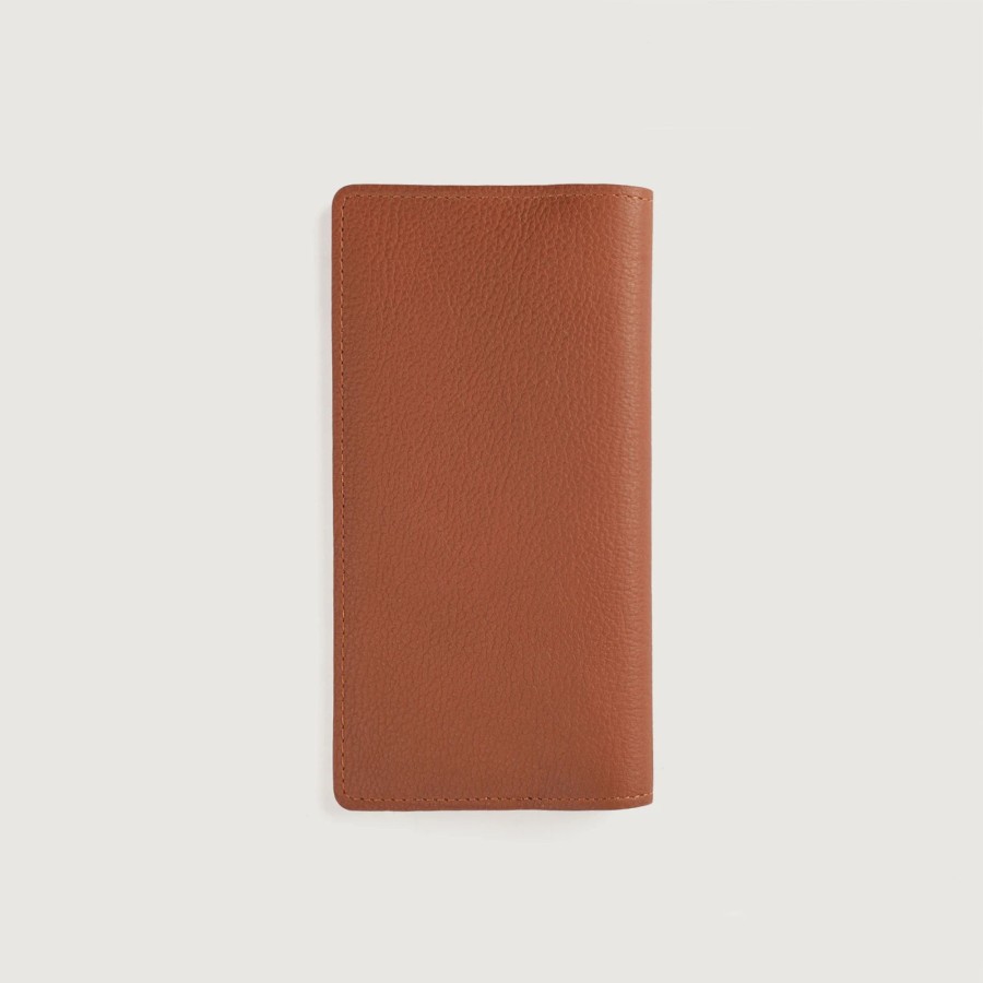 Men TheJacketMaker Gifts For Him | Cameron Brown Leather Long Wallet